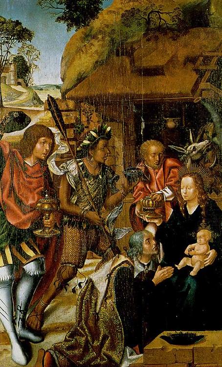 FERNANDES, Vasco Adoration of the Magi dfg oil painting picture
